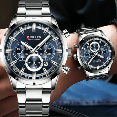 CURREN 8355 PLATA AZUL